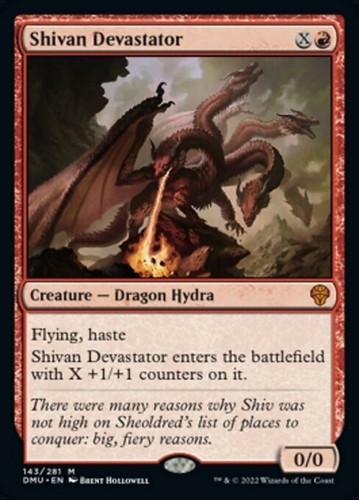 Shivan devastator dominaria - shivan, ~