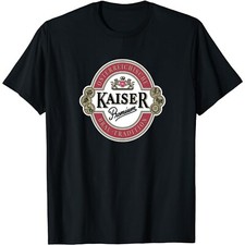 MAGLIETTA KAISER BEER NUOVA taglie S M L XL XXL colori Nero, Bianco
