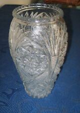 VASO DA FIORI VINTAGEIN VETRO LAVORATO