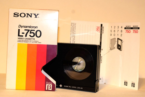 Sony betamax 750 dynamicron - betamax, l-750