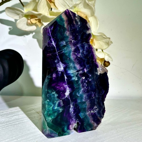 Colonna cristallo fluorite