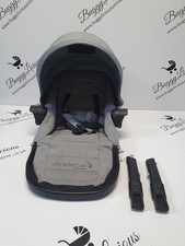 Baby Jogger City Select LUX Sedile Completo Tessuto e Cappuccio Unità Grigio Nero - 002