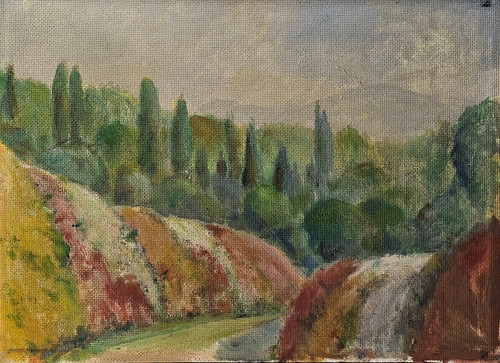 Dipinto opera olio su - ad,