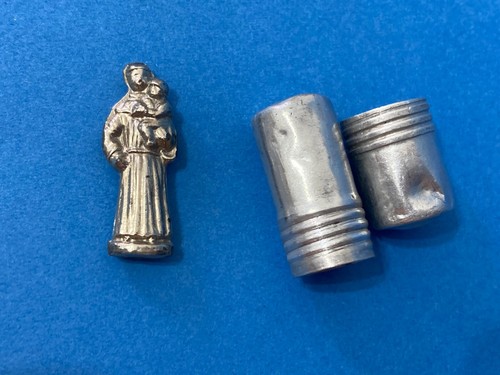 Vecchia statuetta devozionale - vecchia,