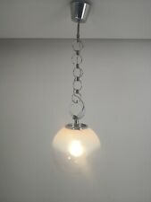 Lampadario design Vintage 70 Targetti Sankey Sfera Palla Vetro d24cm sfumato-74V