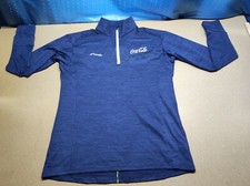 Giacca Phenix Midlayer uomo taglia XL sci corsa 1/4 zip blu fondo