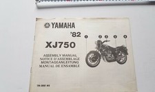 Yamaha XJ 750 1982 manuale assemblaggio officina originale no riparazione