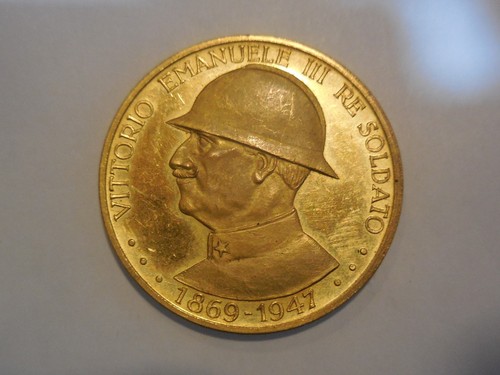 Medaglia vittorio emanuele - medaglia, re