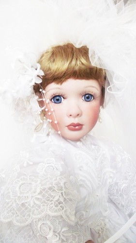 Bambola porcellana vintage - porcellana, 28
