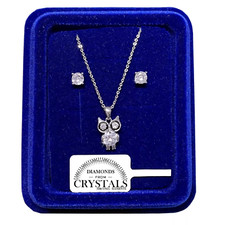 Set Collana Gufo + Orecchini