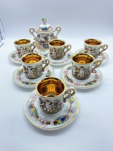 Set caffe capodimonte vintage - capodimonte,