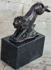Maschio Africano Leone Bronzo