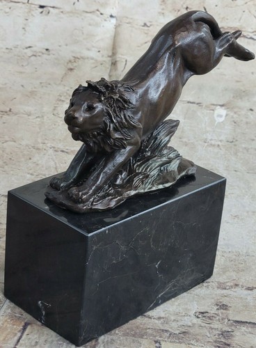 Maschio africano leone bronzo - leone,