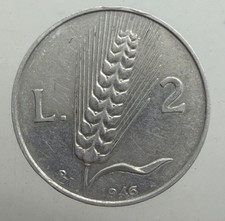 RARA 2 Lire Spiga 1946