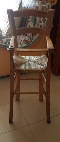 Seggiolone legno son seduta - son,