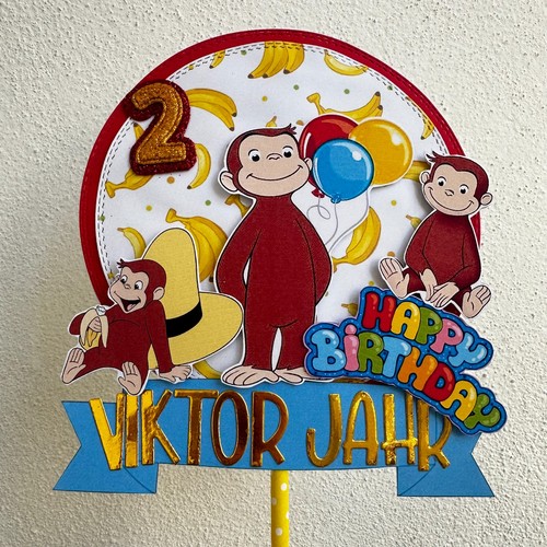 Curioso george cake topper - curioso,
