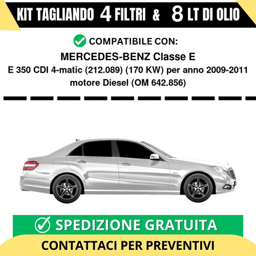 Tagliando per mercedes benz - per, mercedes-benz