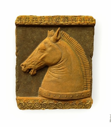Bassorilievo testa cavallo - bassorilievo,