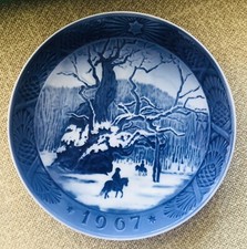 ROYAL COPENHAGEN PORCELLANA 20 PIATTI DI NATALE DAL 1967 AL 1986