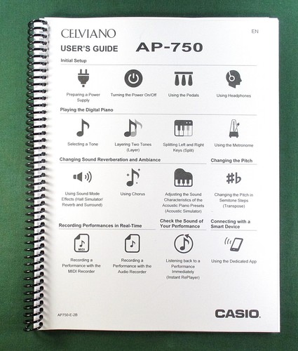 Casio celviano 750 - casio,