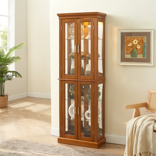 Vetrina curio legno - vetrina,