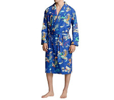 Accappatoio Polo Ralph Lauren Uomo Taglia S/M Polo Bear Blu Nuovo con etichette
