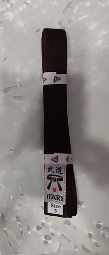 Cintura marrone karate marchio - cintura,