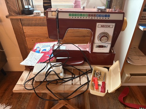 Vintage necchi model 547 made - vintage,