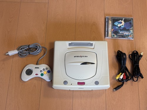 Console bianca sega - console, saturn