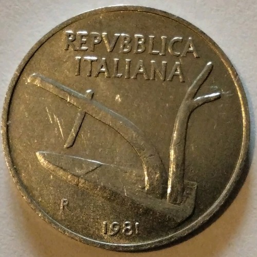 Moneta italia repubblica - italia,