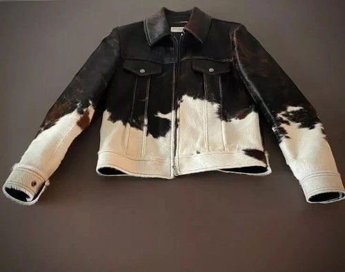 Giacca uomo pelle mucca - giacca,