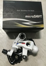 Cambio bici corsa Microshift White RD-R67 9-10 v corta road bike rear derailleur