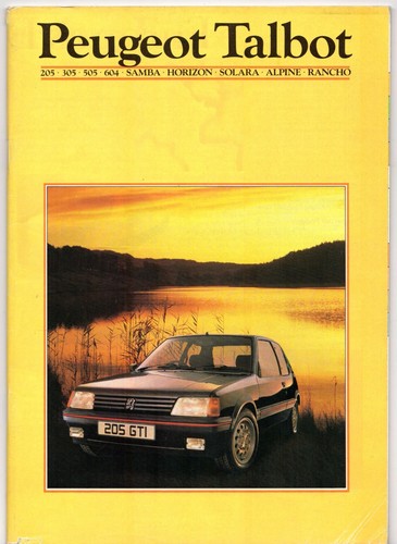 Peugeot talbot metà 1984 - talbot,