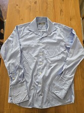 Barone Shirt Mens Medium Blue