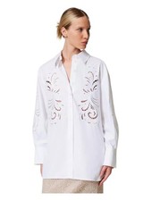 Camicia collo Francia da Donna Twin Set Taglia 42 Colore Bianco