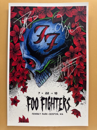 Poster band firmato foo - poster,