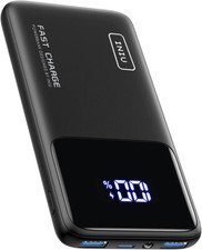 INIU Power Bank Fast Charge 10500mAh 22.5W PD3.0 QC4.0 USB C Input & Output