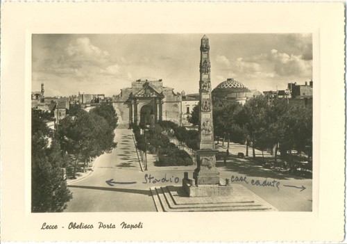 Lecce obelisco porta napoli - obelisco,