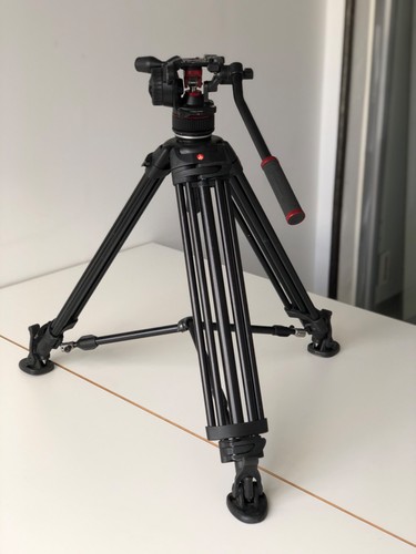 Manfrotto 546b treppiede video - manfrotto,