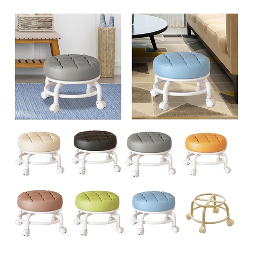 Sgabello con sedile rotelle - sgabello,