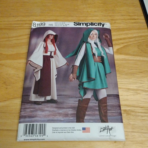 Simplicity 8199 zelda link - simplicity,