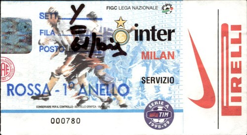 Biglietto servizio inter - inter, milan