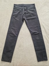 Jeans Carhartt Uomo Gamba Dritta Slim Fit Acciaio Grigio Denim W32 L32