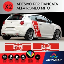 Coppia adesivi sticker alfa - coppia,