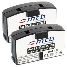 2x Batteria tipo BA-150/151/152 per Sennheiser HDI 302, HDI 380, RI 150, RI 250
