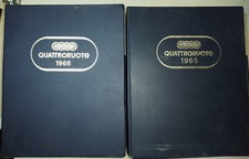 12 NUMERI CON CUSTODIE DEL GIORNALE QUATTRORUOTE ANNO 1966