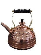 Richmond n.10 Bollitore in rame a bobina per stufe a gas - Gradi imperfetti A&B - Prezzo consigliato £395