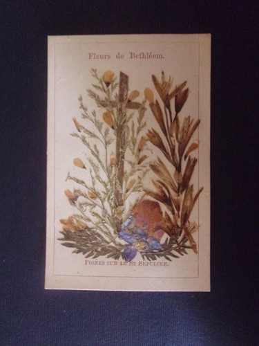 Santino con fiori - santino,