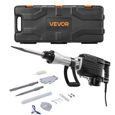 VEVOR Martello Demolitore Elettrico per Calcestruzzo 2800 W 1200 BPM 2 Scalpelli