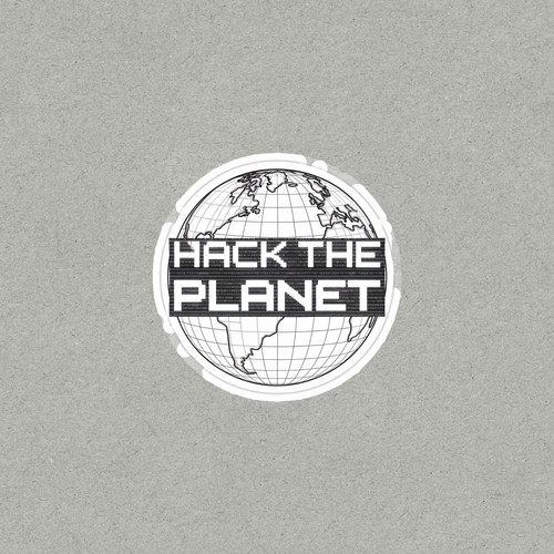 Hack the planet vinyl sticker - the,